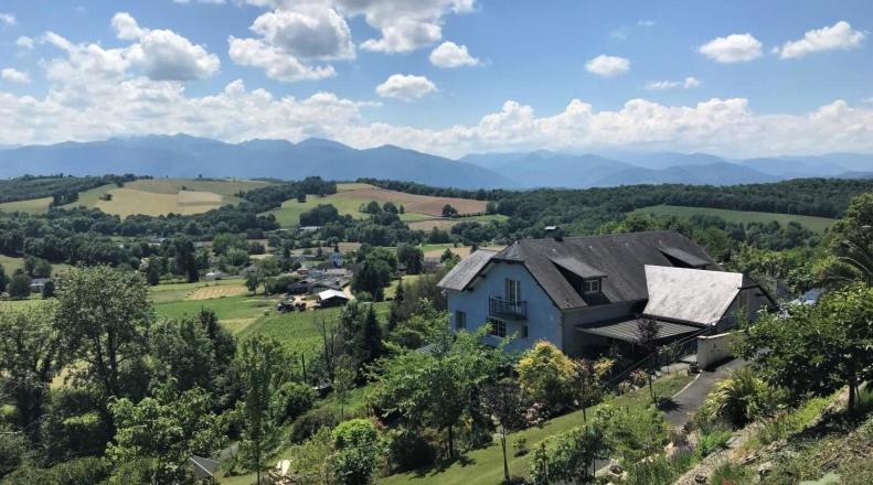 Les Gites De La Maison Bleue D'Estialescq Esterno foto